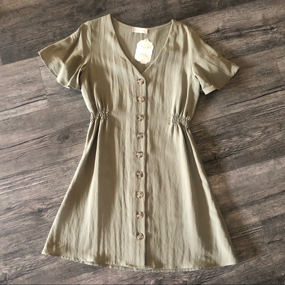 Altar’d Stat- Olive Dress